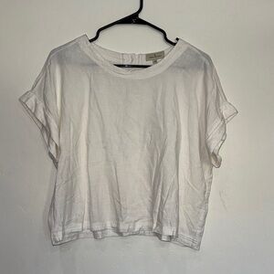 Thread & Supply Cream Short Sleeve Top